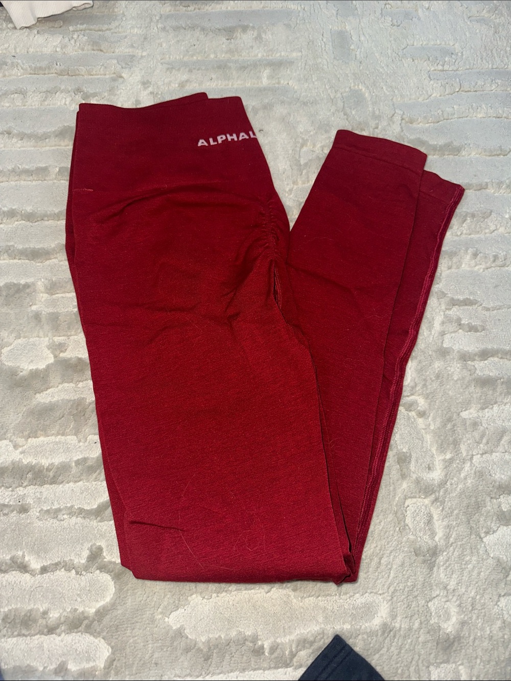 Alphalete Burgundy-Red amplify Leggings